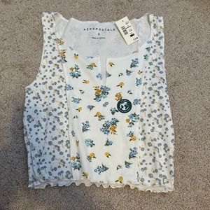 Aeropostale flower tank.